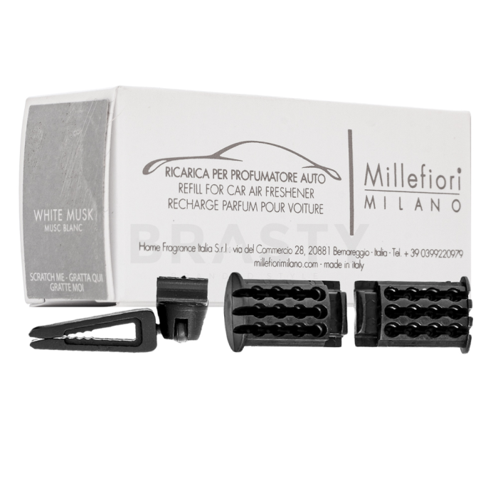 Millefiori Milano Icon Car Air Freshener White Musk