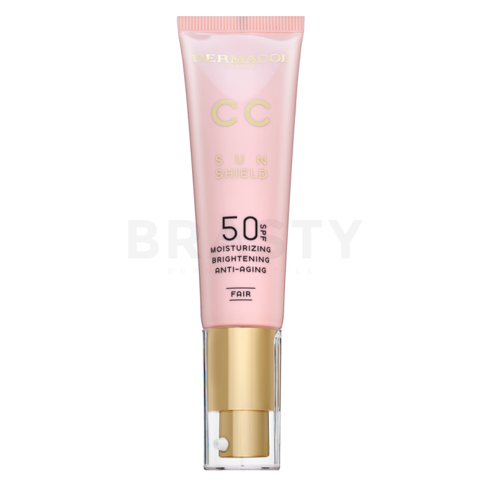 Dermacol CC Sun Shield SPF 50 CC krém pro rozjasnění pleti Fair 30 ml