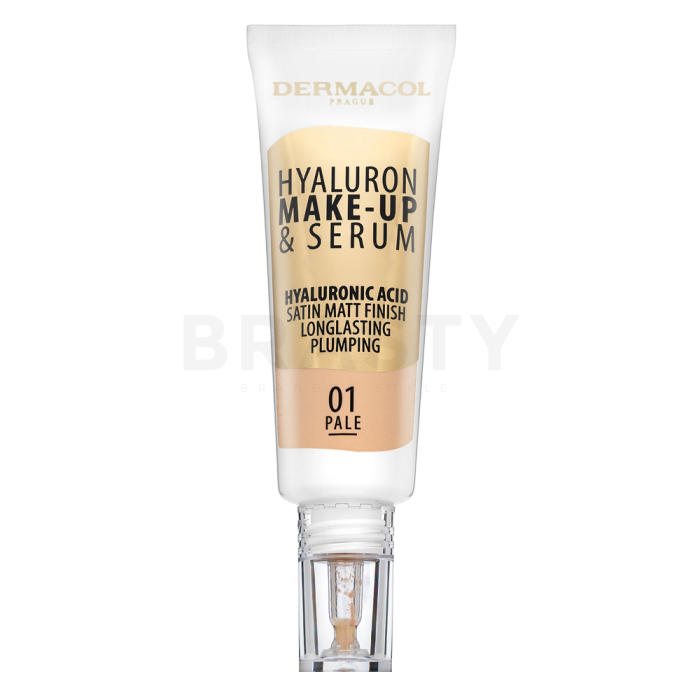 Dermacol Hyaluron Make-up & Serum make-up s hijaluronskom kiselinom 01 Pale 25 g