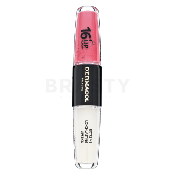 Dermacol 16H Lip Colour Extreme Long-Lasting Lipstick dlouhotrvající dvoufázová barva a lesk na rty No. 39 8 ml