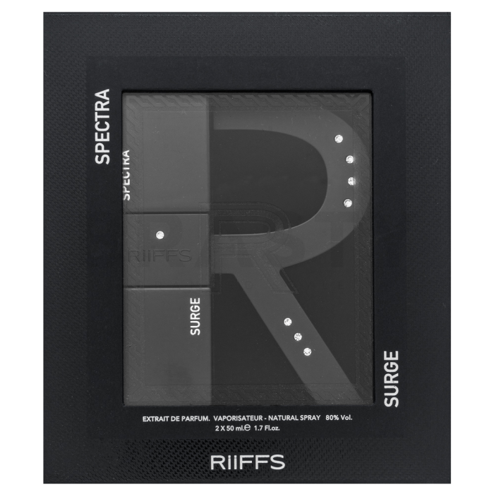 Riiffs Surge & Spectra Perfume para hombre 2 x 50 ml