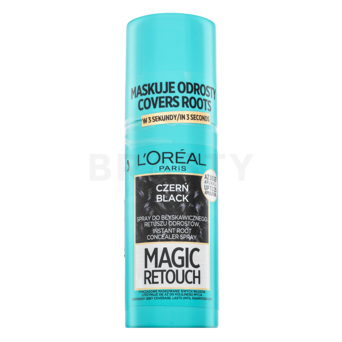 L´Oréal Paris Magic Retouch Spray korektor za izraslu obojenu kosu Black 75 ml
