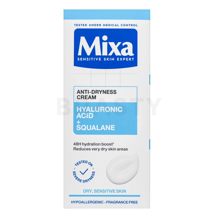Mixa Hyaluronic Acid + Squalane krém proti vysušení Anti-Dryness Cream 50 ml