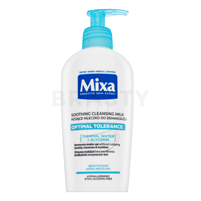 Mixa Optimal Tolerance odličovací mléko Soothing Cleansing Milk 200 ml