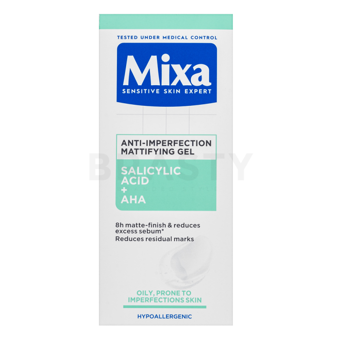Mixa Salicylic Acid + AHA pleťový krém Anti-Imperfection Mattifying Gel 50 ml
