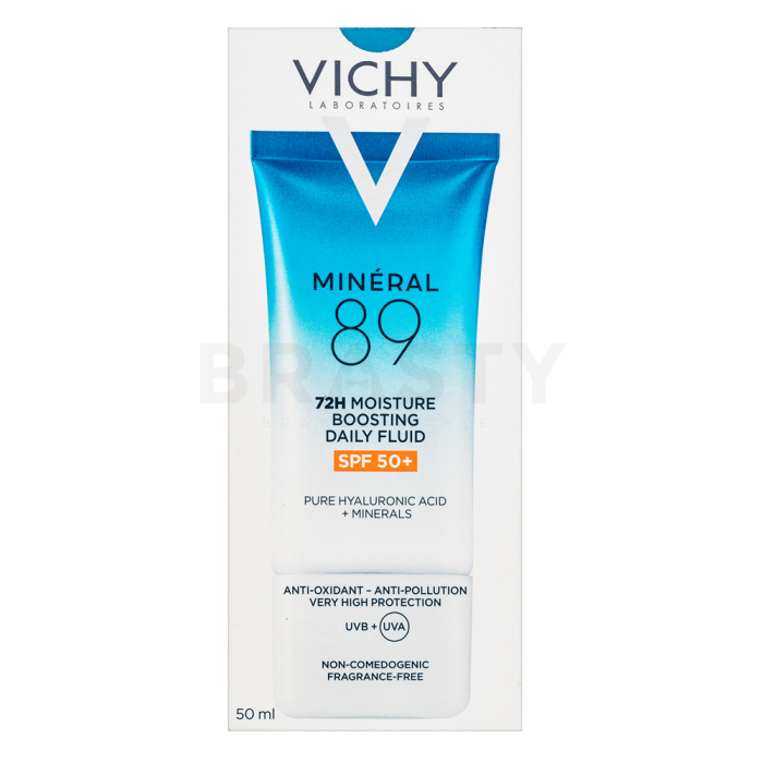 Vichy Minéral 89 fluido protector de día 72H Moisture Boosting Daily Fluid SPF 50+ 50 ml