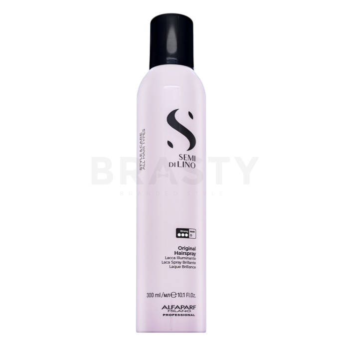Alfaparf Milano Semi Di Lino Style & Care Original Hairspray lak na vlasy pro silnou fixaci 300 ml