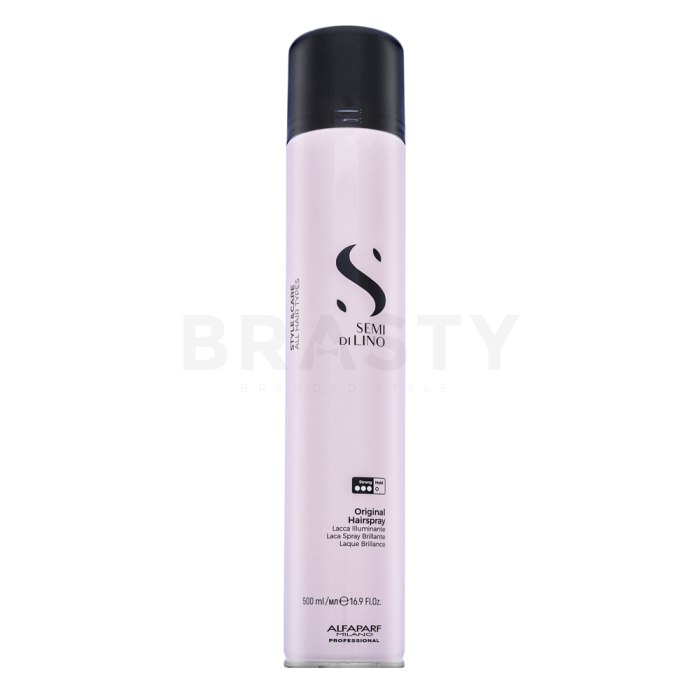 Alfaparf Milano Semi Di Lino Style & Care Original Hairspray lak na vlasy pro silnou fixaci 500 ml