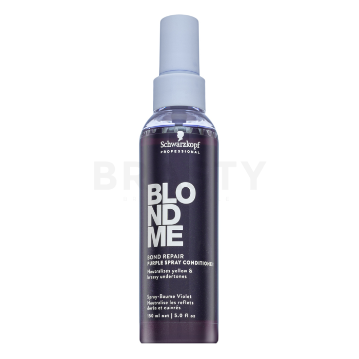 Schwarzkopf Professional BlondMe Bond Repair Purple Spray Conditioner bezoplachový kondicionér pro blond vlasy 150 ml