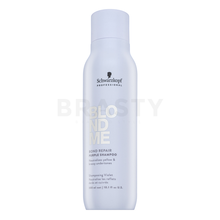Schwarzkopf Professional BlondMe Bond Repair Purple Shampoo tónovací šampon pro neutralizaci žlutých tónů 300 ml