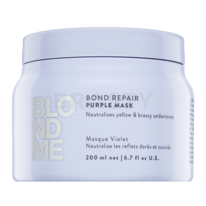 Schwarzkopf Professional BlondMe Bond Repair Purple Mask neutralizující maska pro blond vlasy 200 ml