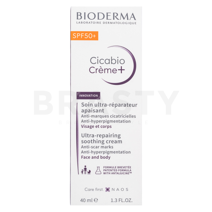 Bioderma Cicabio Cream+ regenerativna krema Ultra-Repairing Soothing Cream SPF 50+ 40 ml