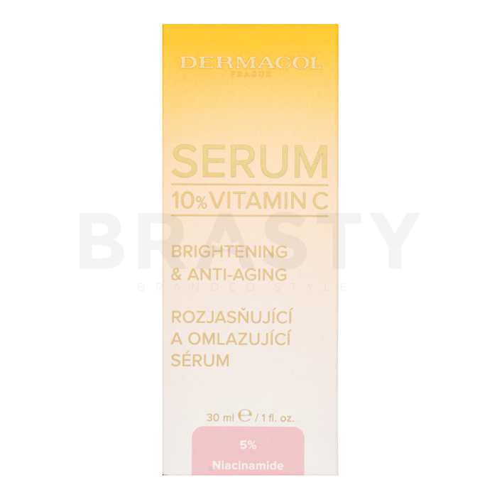 Dermacol Serum aufhellendes Serum mit Vitamin C gegen Hautalterung 10 % Vitamin C Brightening & Anti-Aging 30 ml
