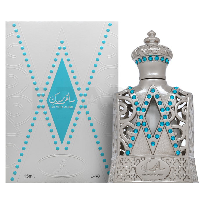 Afnan Silver Musk Parfémovaný olej unisex Extra Offer 4 15 ml