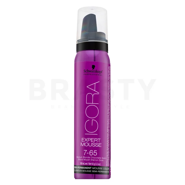 Schwarzkopf Professional Igora Expert Mousse Semi-Permanent Mousse Color semi-permanent hair coloring mousse 7-65 100 ml