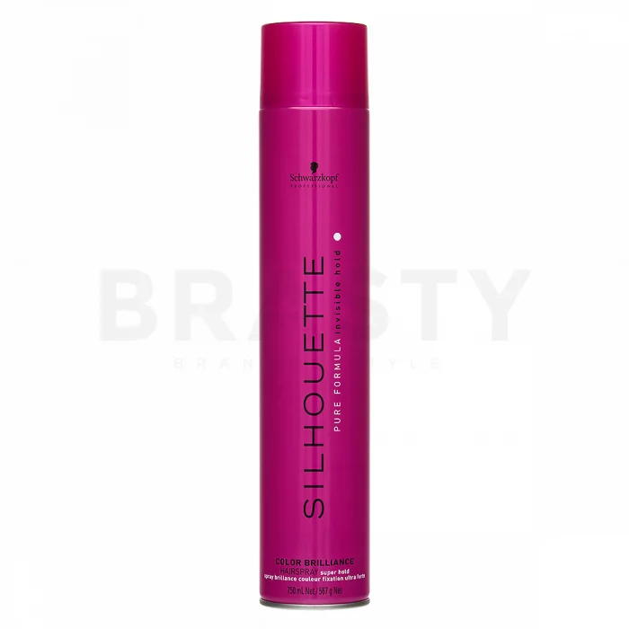 Schwarzkopf Professional Silhouette Color Brilliance Super Hold Hairspray lak na vlasy pro lesk vlasů 750 ml