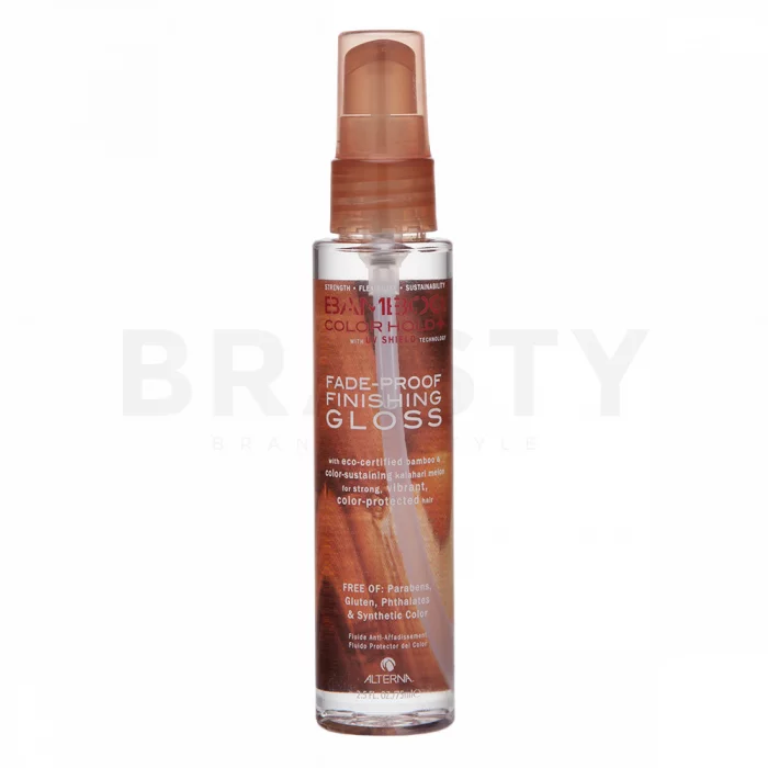 Alterna Bamboo Color Hold+ Fade-Proof Finishing Gloss Spray protector Para cabellos teñidos 75 ml