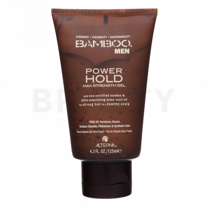 Alterna Bamboo Men Power Hold Max Strenght Gel hajzselé extra erős fixálásért 125 ml