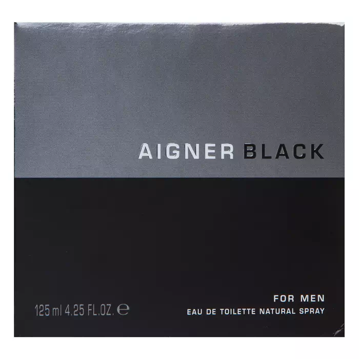 Aigner Black for Man Eau de Toilette bărbați 125 ml