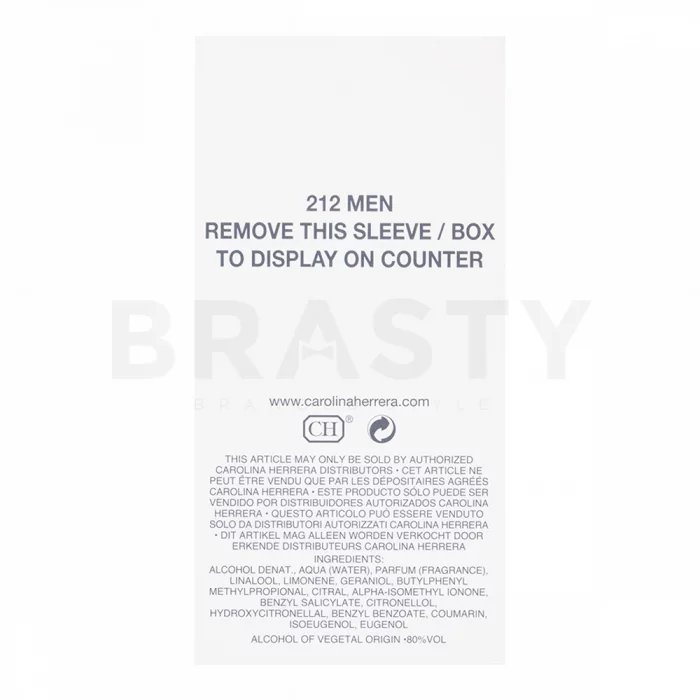 Carolina Herrera 212 Glam Men toaletní voda pro muže 100 ml