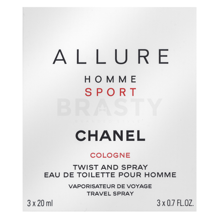 Chanel Allure Homme Sport Cologne dárková sada pro muže Set I. 20 ml