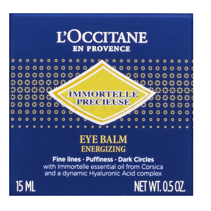 L'Occitane Immortelle Précieuse Energising Eye Balm crema illuminante e ringiovanente per il contorno degli occhi 15 ml