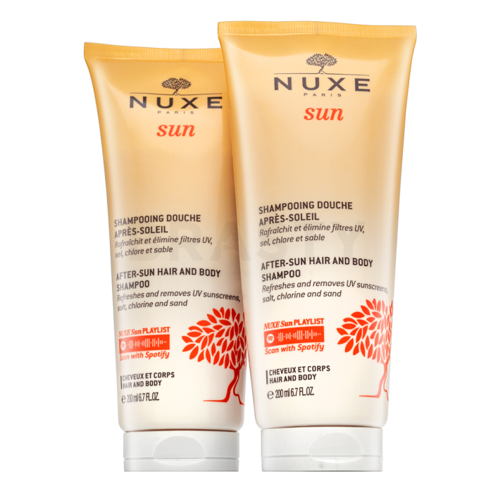 Nuxe Sun šampon a sprchový gel 2v1 After-Sun Hair & Body Shampoo 2 x 200 ml