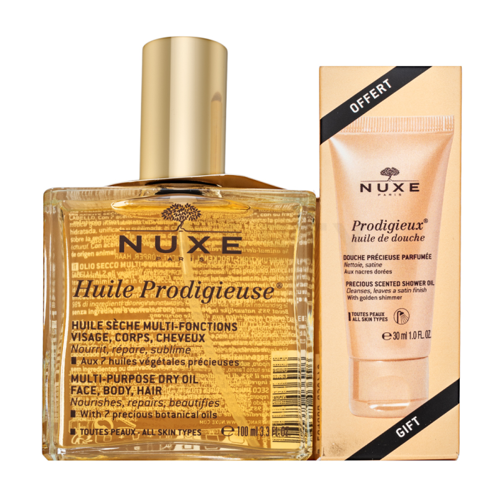 Nuxe Prodigieux kit Multi-Purpose Dry Oil + Precious Scented Shower Oil 100 ml + 30 ml