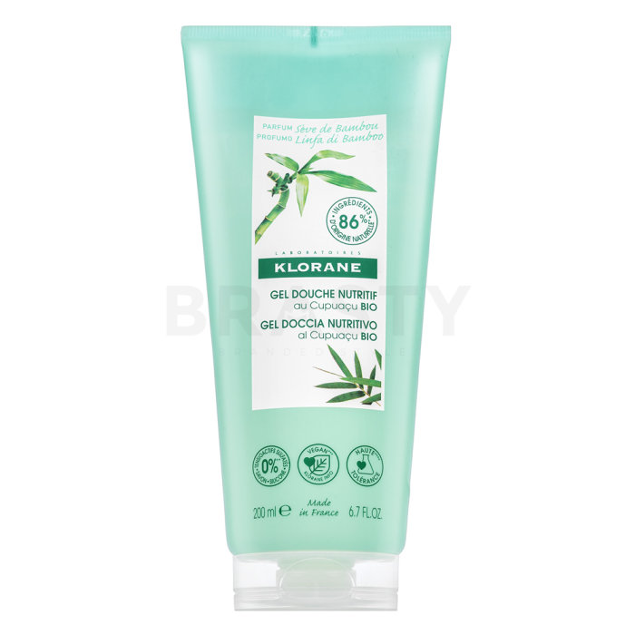 Klorane Bamboo Sap sprchový gel Nourishing Shower Gel 200 ml