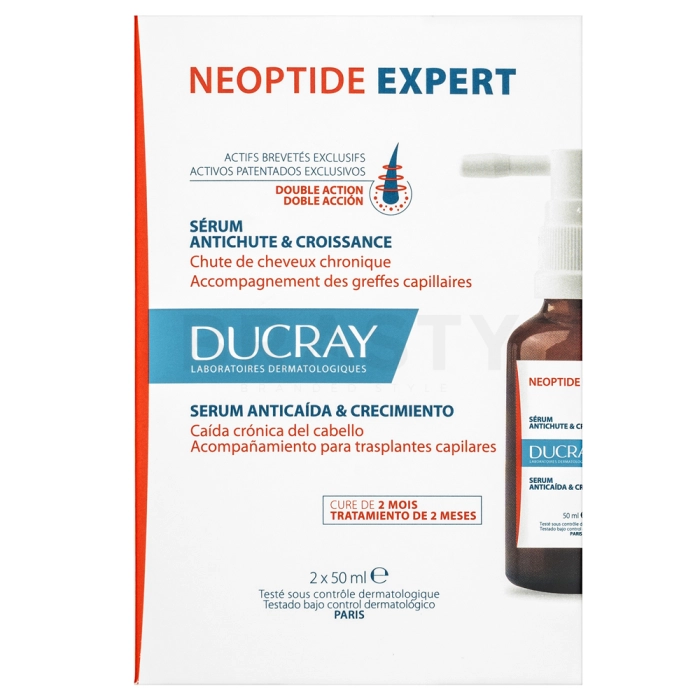 Ducray Neoptide Expert Serum Anti Hair Loss & Growth serum tegen haaruitval 2 x 50 ml