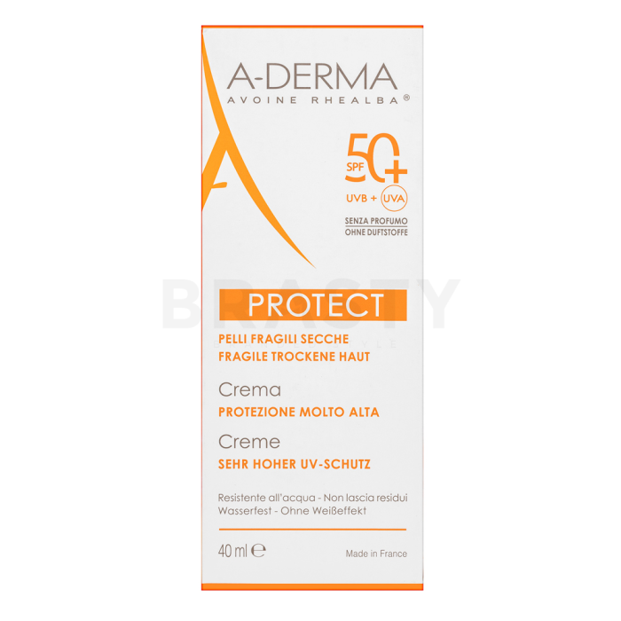 A-Derma Protect cremă de protejare Cream SPF50+ 40 ml