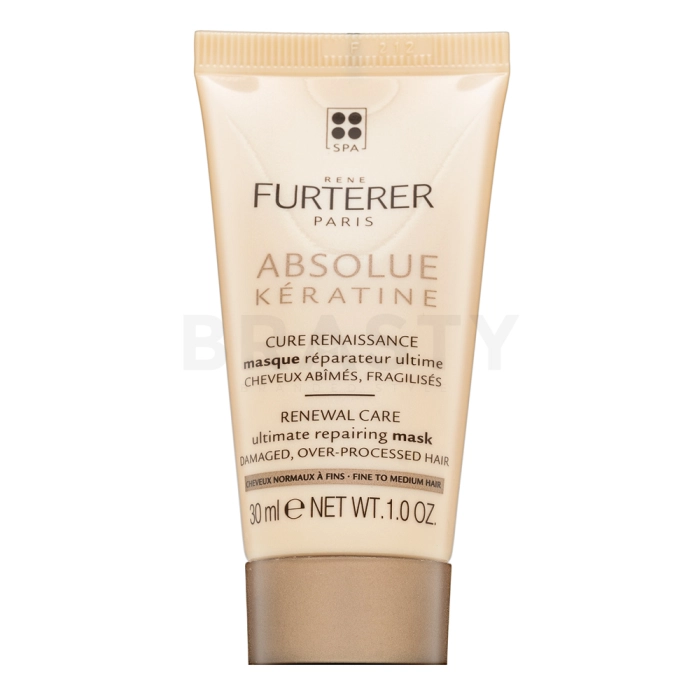 Rene Furterer Absolue Kératine Ultimate Repairing Mask učvršćujuća maska za tanku kosu Fine Hair 30 ml