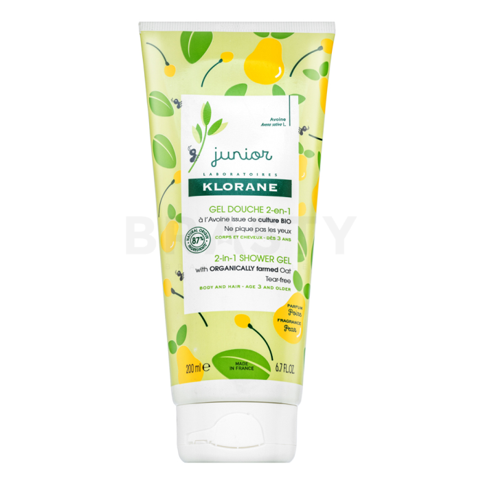Klorane Junior šampón a sprchový gél 2v1 2-in-1 Shower Gel 200 ml