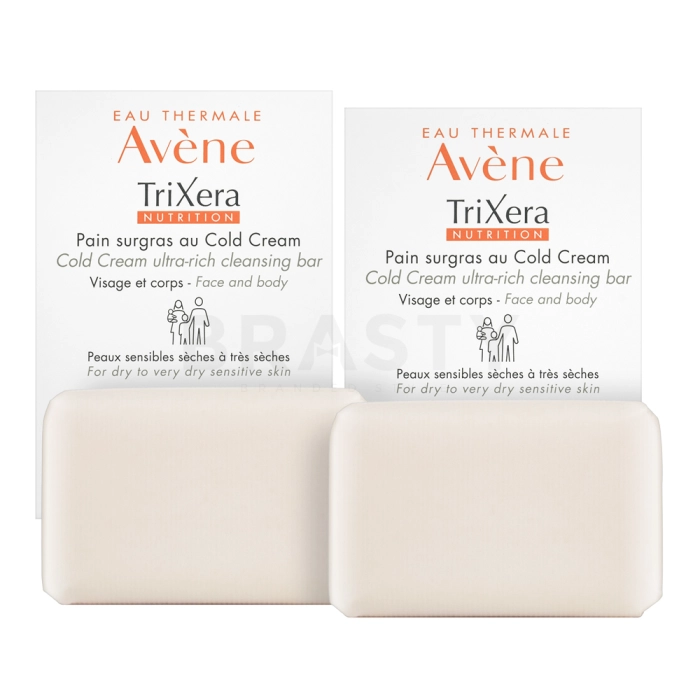 Avène mýdlo Cold Cream Ultra Rich Cleansing Bar 2 x 100 g