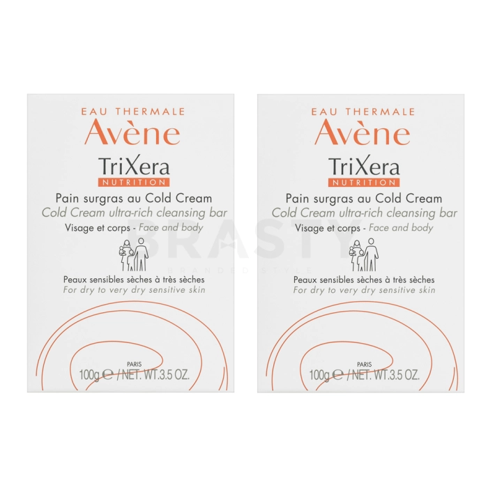 Avène mýdlo Cold Cream Ultra Rich Cleansing Bar 2 x 100 g