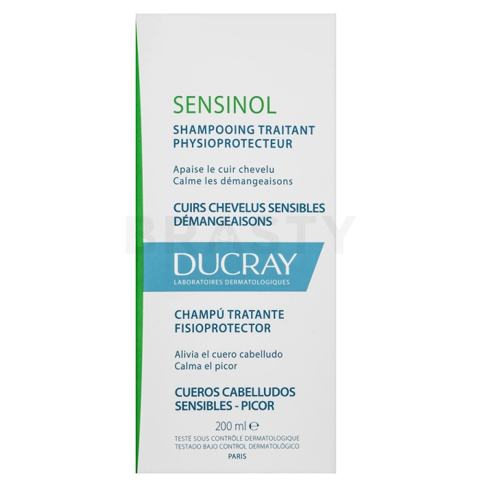 Ducray Sensinol Physio-Protective Treatment Shampoo beschermingsshampoo voor de gevoelige hoofdhuid 200 ml