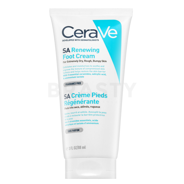 CeraVe crema de pies para piel seca SA Renewing Foot Cream 88 ml