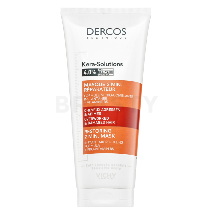 Vichy Dercos Kera-Solutions Restoring 2min Mask maska pro velmi poškozené vlasy 200 ml