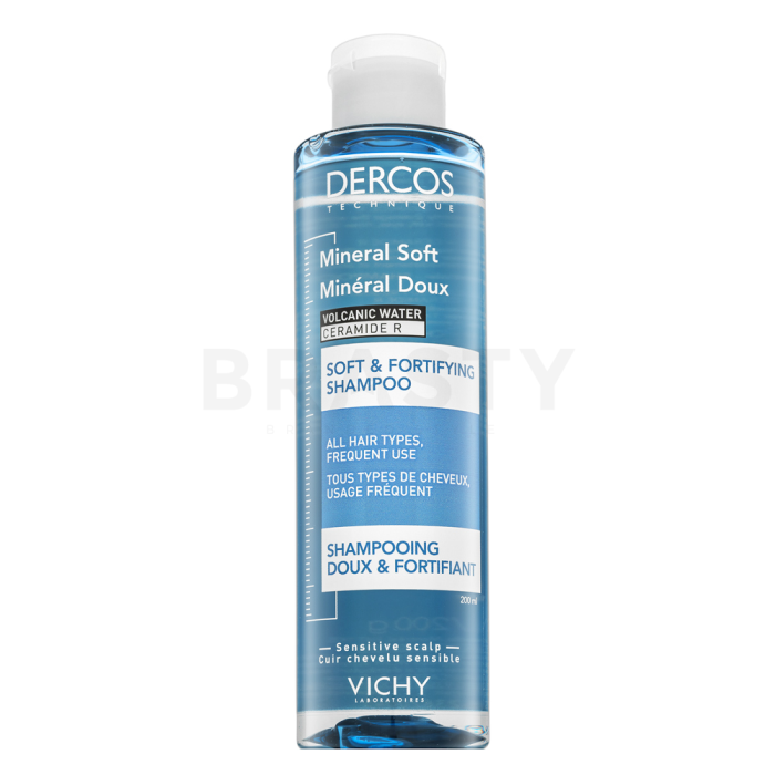 Vichy Dercos Mineral Soft & Fortifying Shampoo minerální šampon pro každodenní použití 200 ml