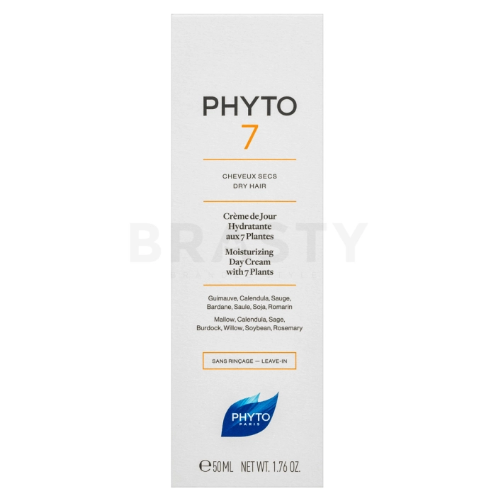 Phyto Phyto7 Moisturizing Day Cream verzorging zonder spoelen voor droog haar 50 ml