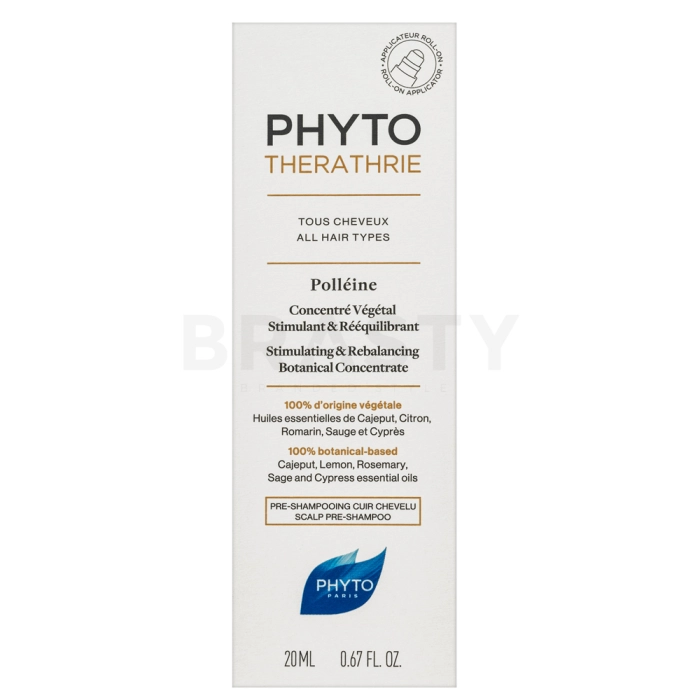 Phyto PhytoTherathrie Stimulating & Rebalancing Botanical Concentrate koncentrovaná obnovující péče pro všechny typy vlasů 20 ml