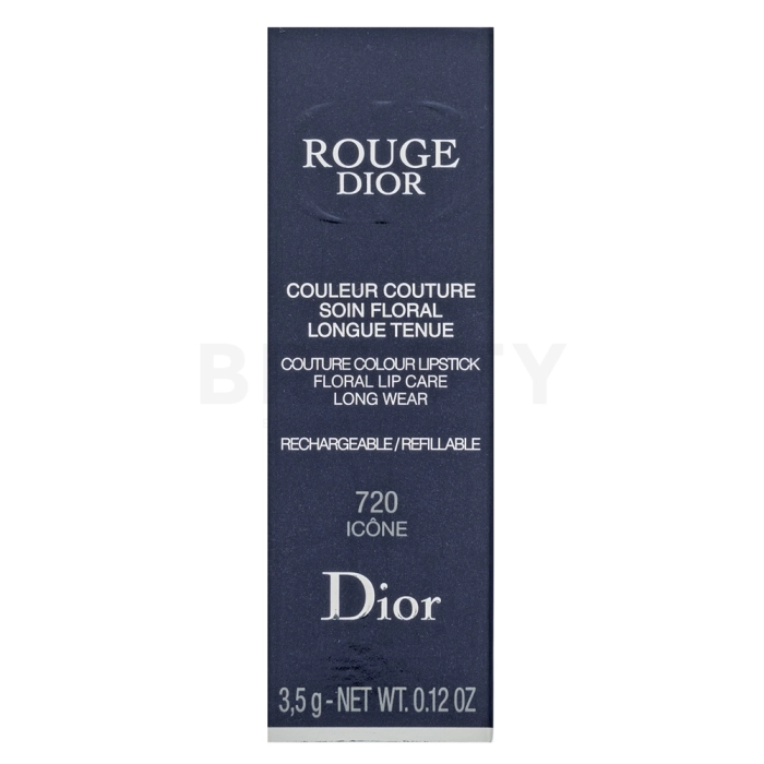 Dior (Christian Dior) Rouge Refillable Lipstick dugotrajni ruž s matirajućim učinkom 720 Icone Matte Finish 3,5 g