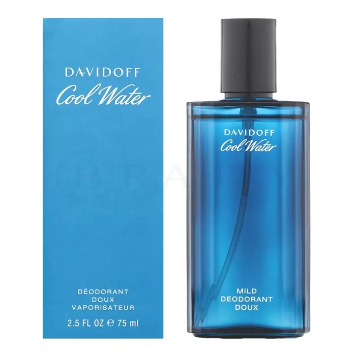 Davidoff Cool Water Man deodorant s rozprašovačom pre mužov 75 ml