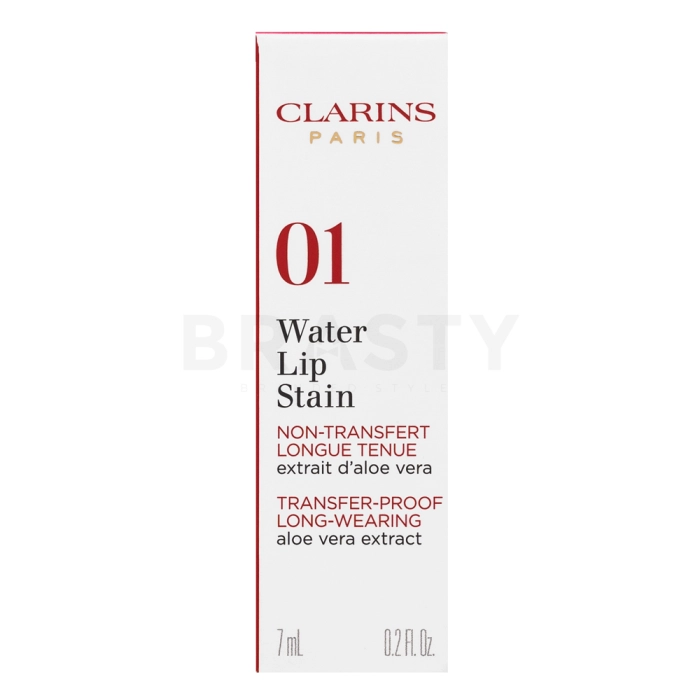 Clarins Eau á Lévres Water Lip Stain lesk na rty pro matný efekt 01 Rose Water 7 ml