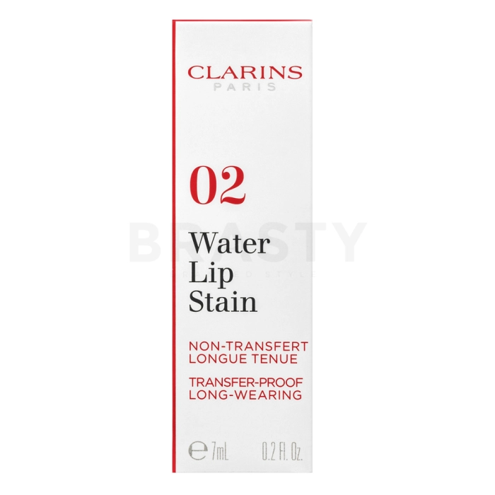 Clarins Eau á Lévres Water Lip Stain lesk na rty pro matný efekt 02 Orange Water 7 ml