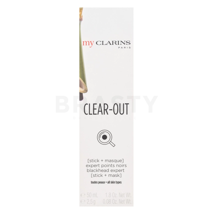 Clarins My Clarins CLEAR-OUT Blackhead Expert Stick + Mask maseczka złuszczająca do skóry problematycznej 2 ml + 50 ml
