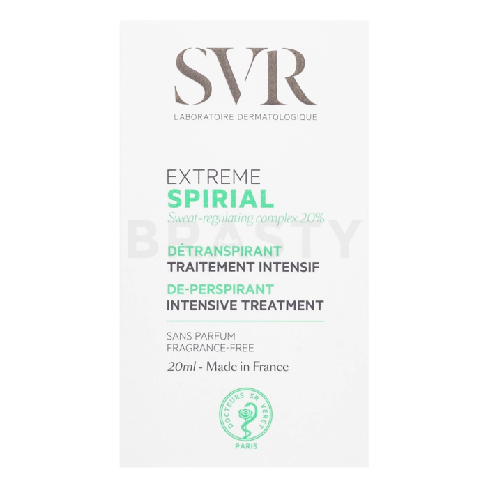 SVR Spirial antitranspiratiemiddel Extreme Intensive De-Perspirant Treatment 20 ml