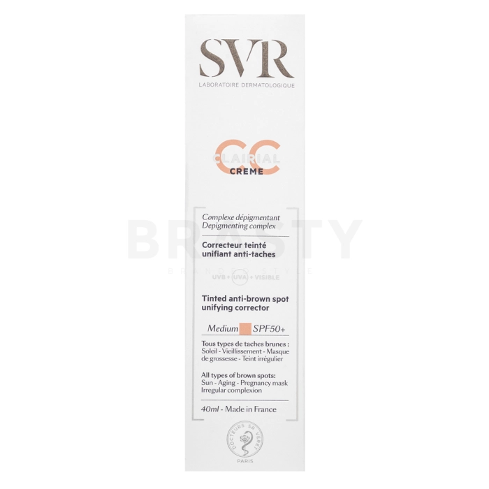 SVR Clairial CC krém CC Créme SPF50+ Medium 40 ml