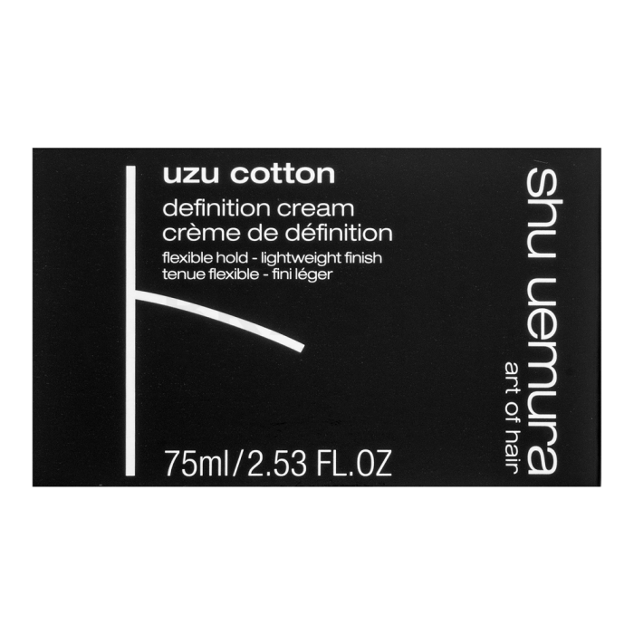 Shu Uemura Uzu Cotton Definition Cream tvarující krém pro vlnité a kudrnaté vlasy 75 ml