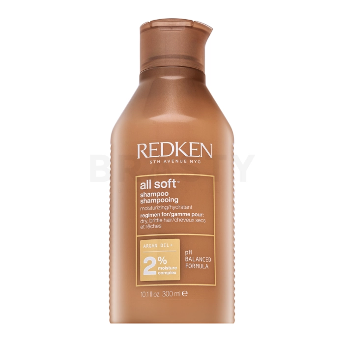 Redken All Soft Shampoo vyživující šampon pro suché a nepoddajné vlasy 300 ml